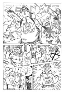 A freezing Comic