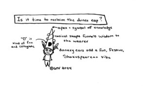 Is it time to reclaim the dunce cap?